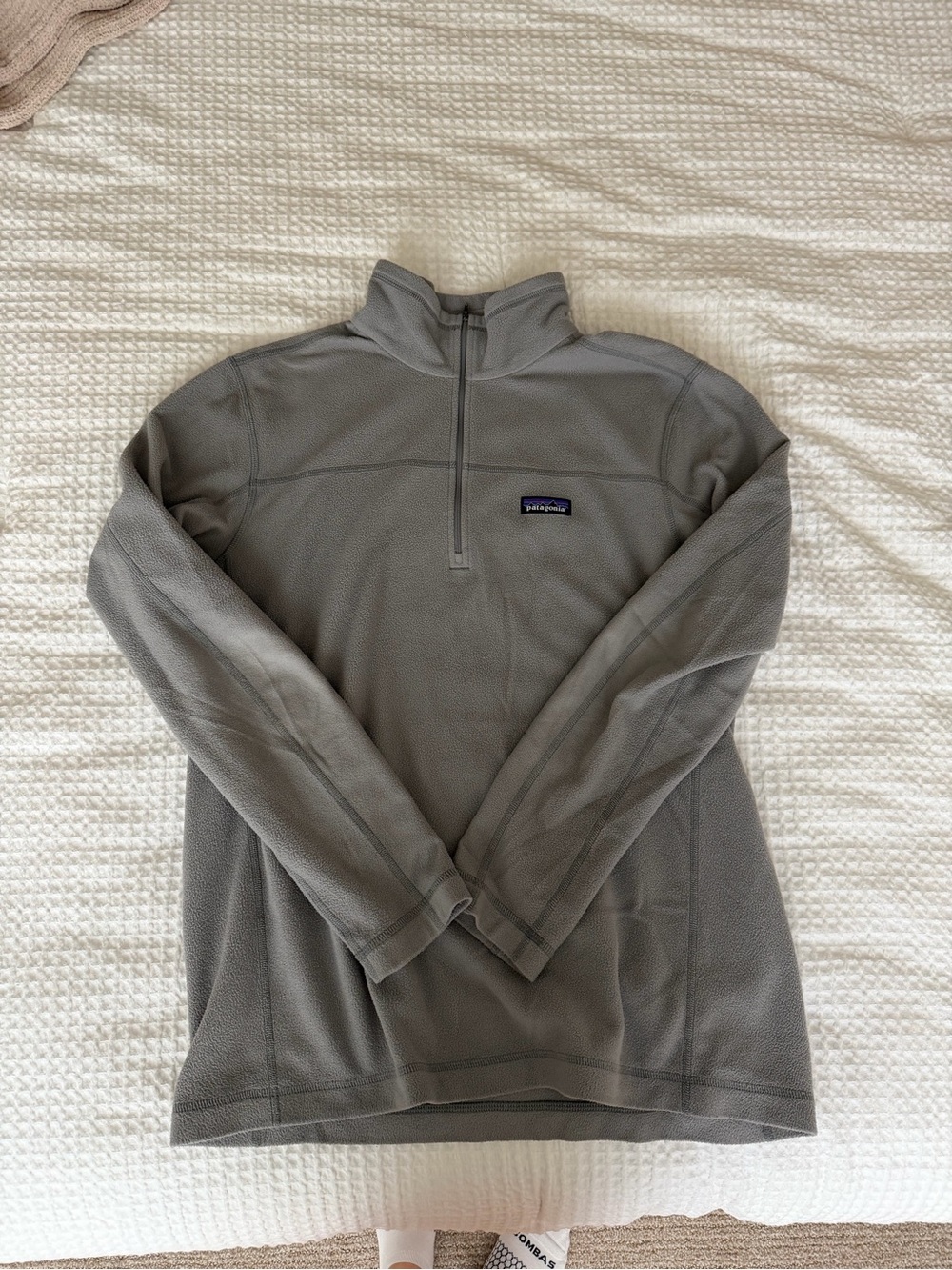 Patagonia Gray Half-Zip Fleece Pullover